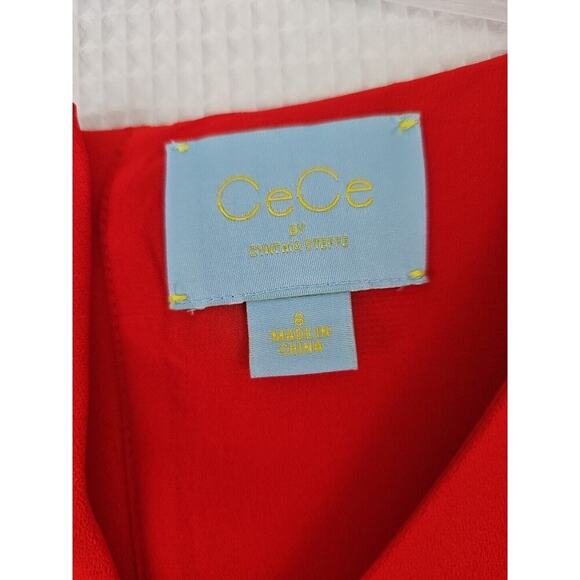 Elegant Red Ruffle Mini Dress - Picture 2 of 9